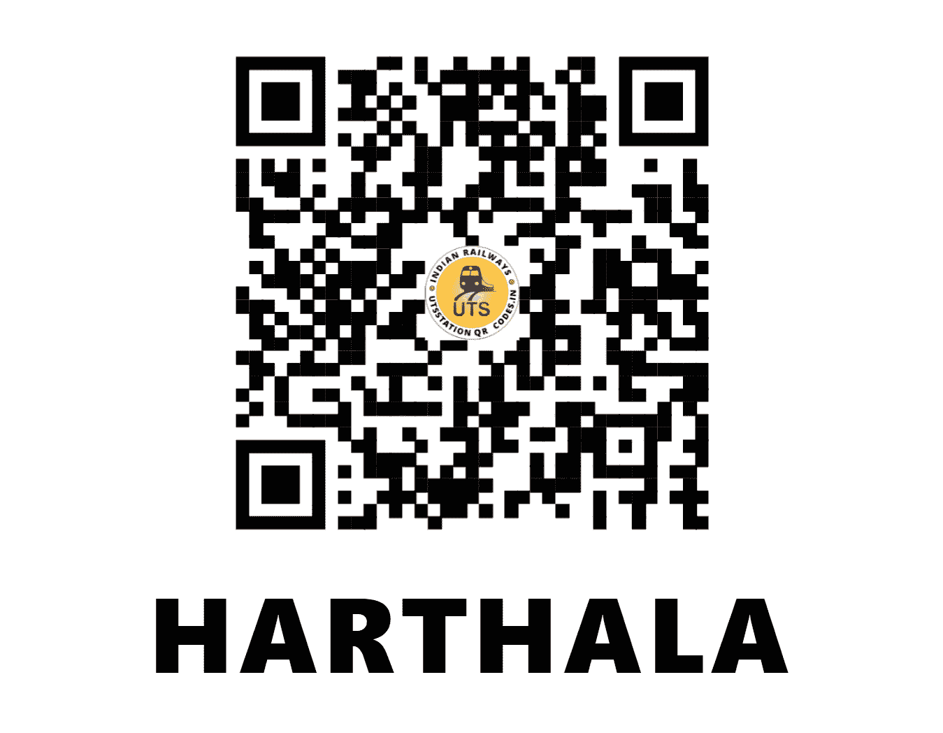 UTS QR Code for HARTHALA - HRH (NR - UTTAR PRADESH)